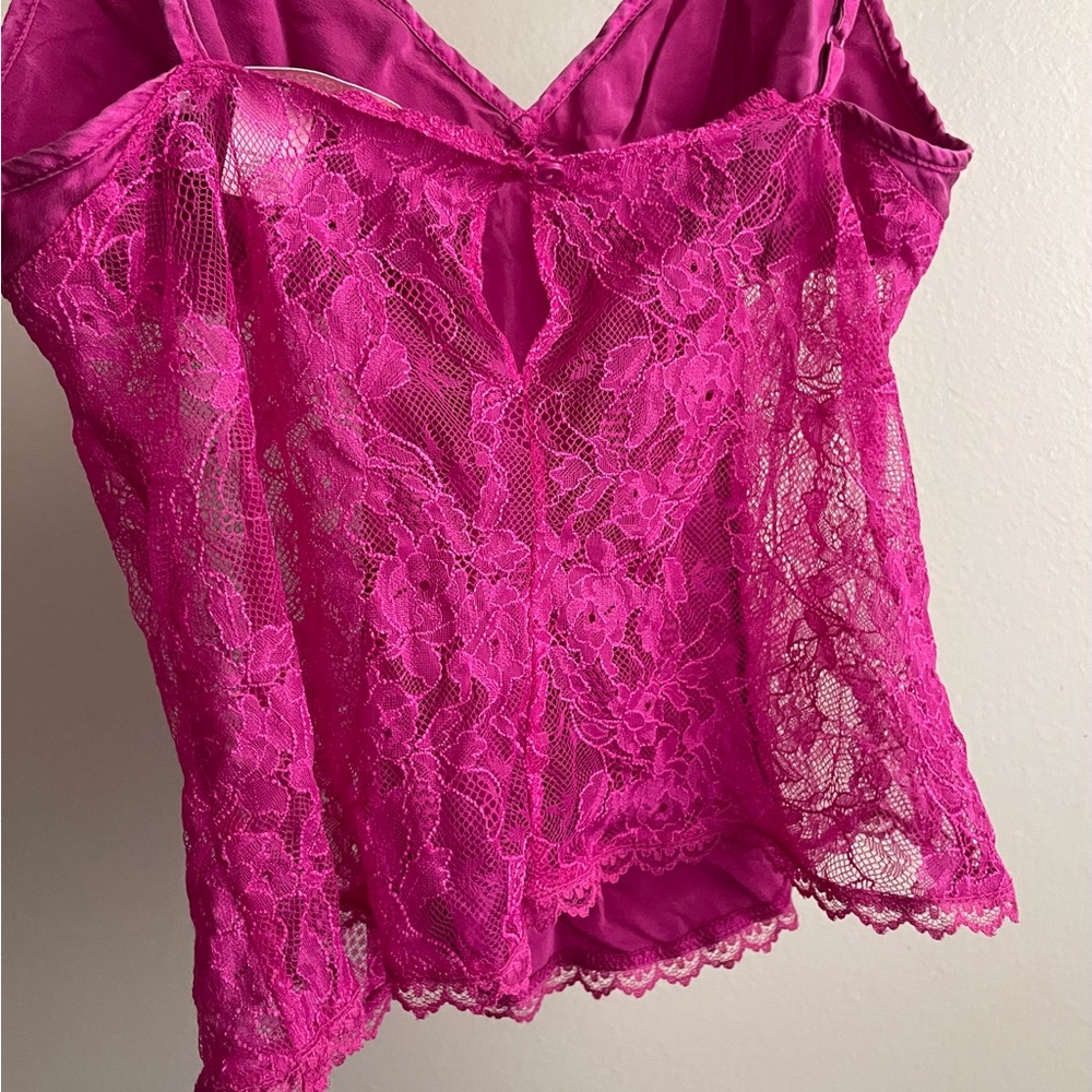 Victoria’s Secret 100% silk lace cami top - Picture 2 of 8